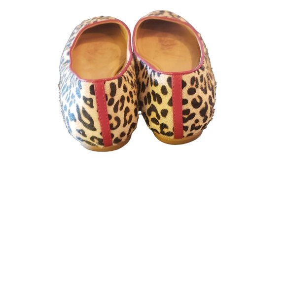 Shoes of Prey fur Ballerina flat size 7 Leopard print - Picture 3 of 10